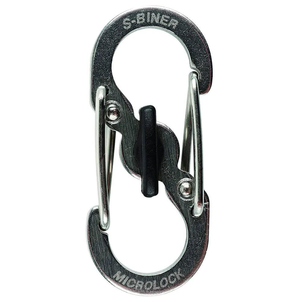 S-Biner Microlock ço inoxidável (2 pacote) Nite Ize