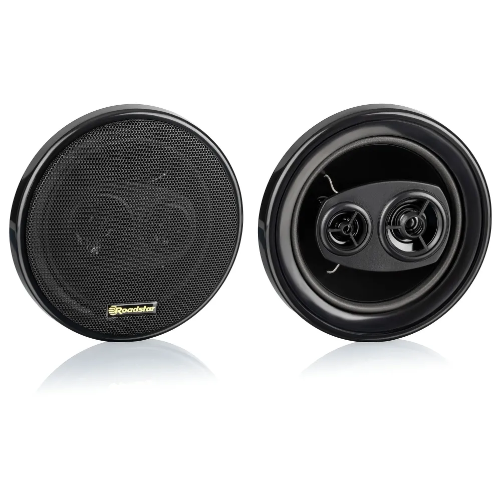 Colunas Auto Roadstar PS1635 | 80W, 80-20000 Hz, Ø160 mm com Estojo Protetor