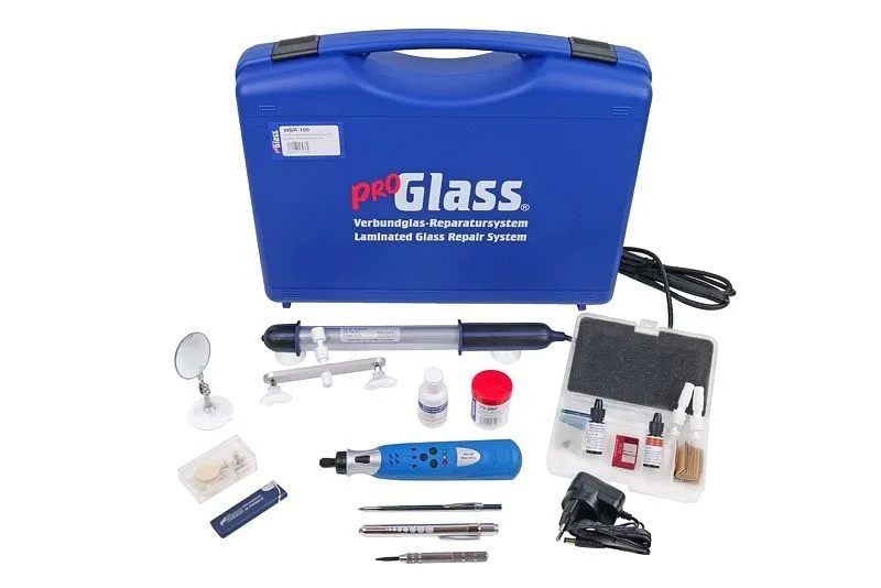 Chave de Catraca Longa Sistema de reparo de vidro laminado estacionário ProGlass, WSR-100