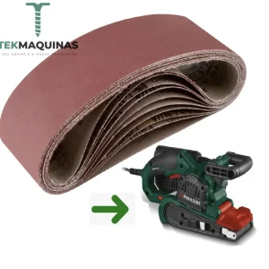 10x Lixa de cinta 75 x 533 mm Varias lixadoras Parkside PBSD 900 A1