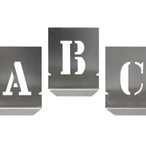 ABECEDARIO CHAPA 27 UN. 60MM