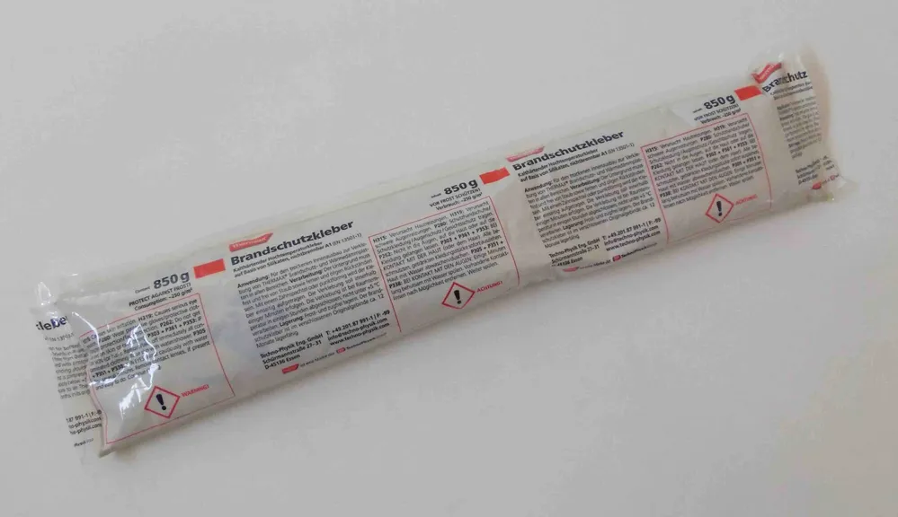Adesivo para vermiculita thermax 0,85 kg de adesivo de proteção contra incêndio de mangueira