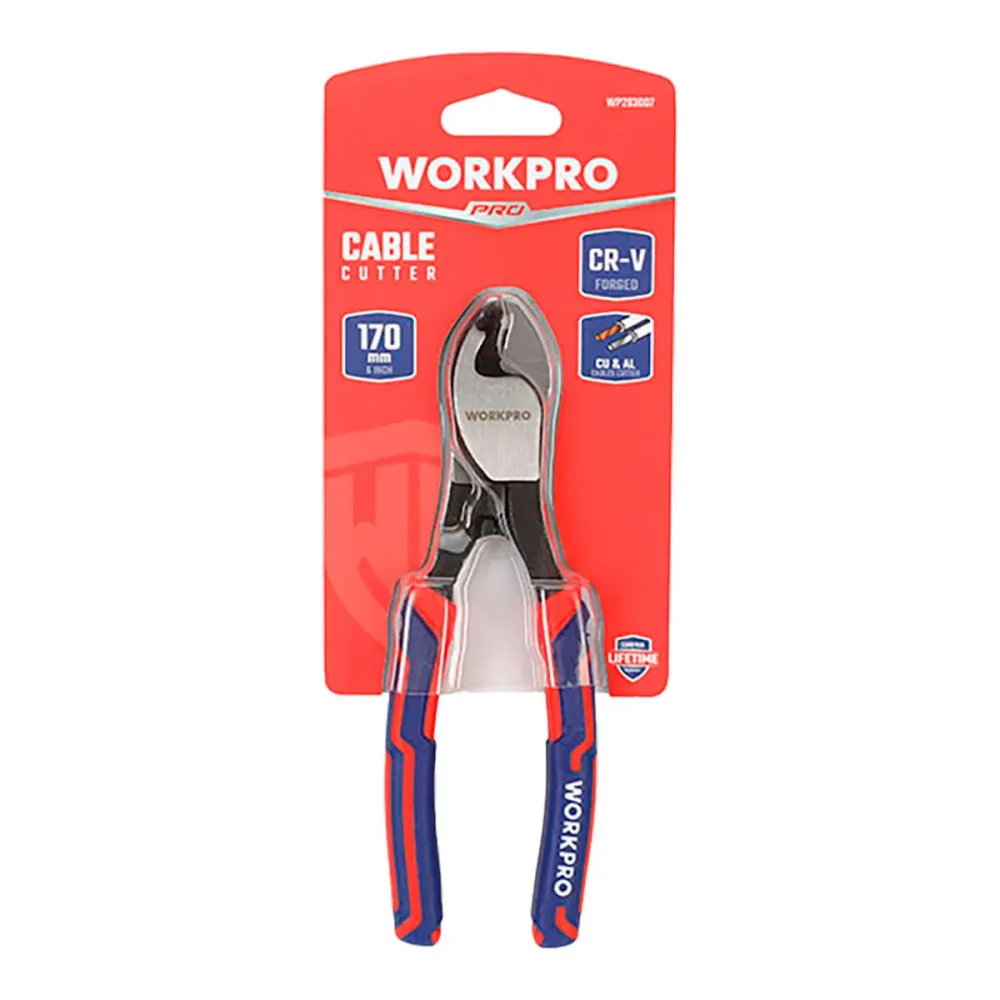 Alicates descarnadores de fios Workpro 170 mm