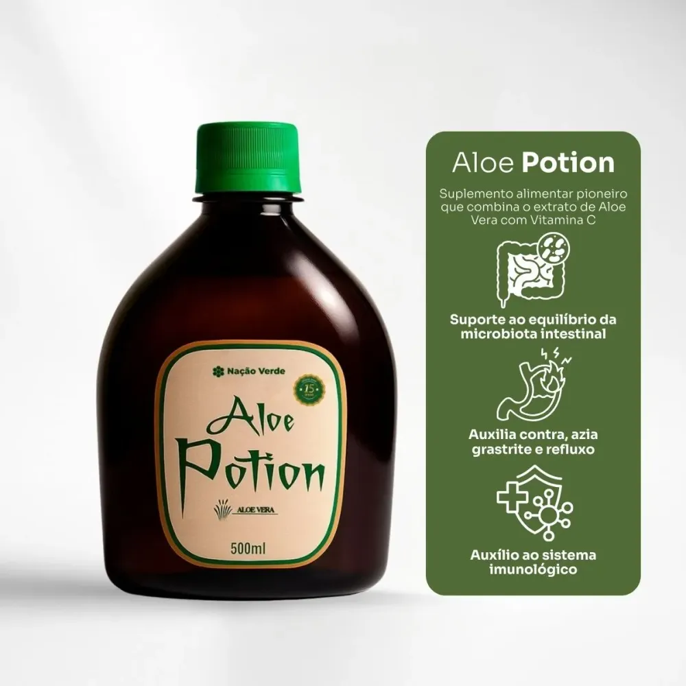 Aloe Potion UVA - Suplemento Vitamínico de Aloe Vera - 500ml - UVA