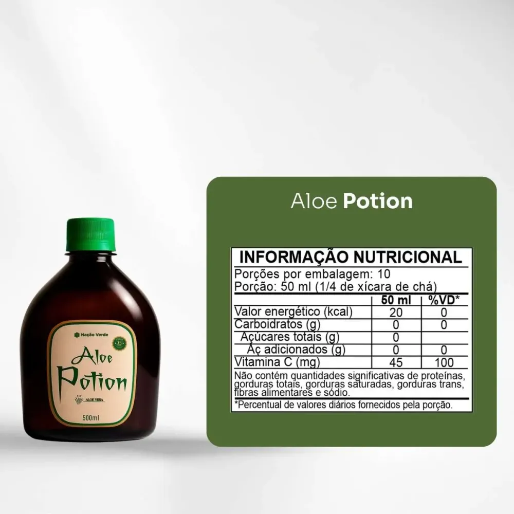 Aloe Potion UVA - Suplemento Vitamínico de Aloe Vera - 500ml - UVA