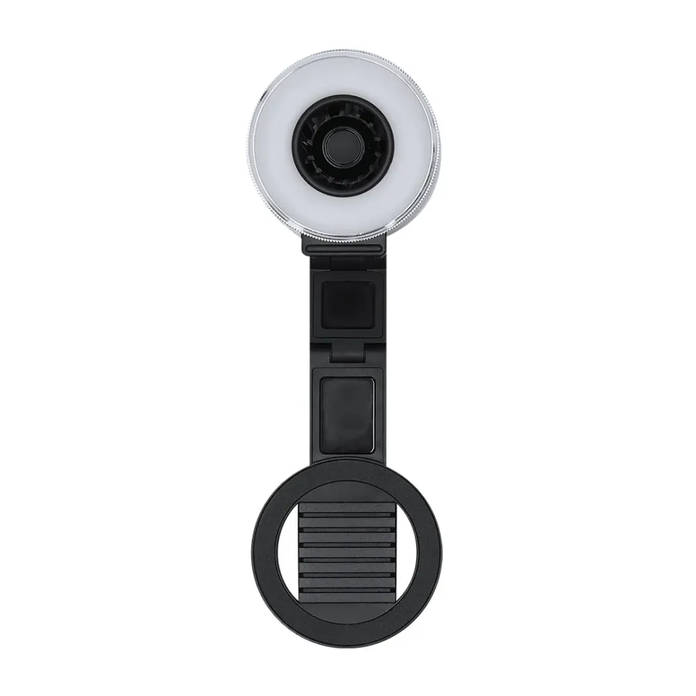 Anel de Luz com Ventoinha e Suporte para Telemóvel