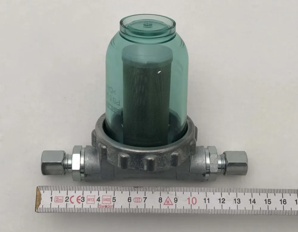 Aquecimento do filtro de óleo para linha de óleo de 8 mm incl. Efure conexões