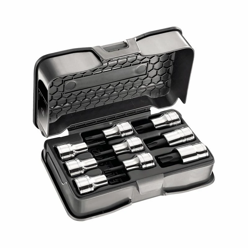 Assortimento cassetta di ABS con bussole per viti con impronta TORX® (9 pz) Usag 233 1/2 NTX/C9