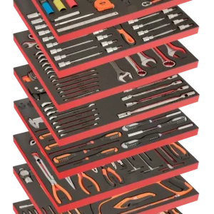 Assortimento di 8 termoformati per riparazione auto, 357 pezzi FF1ASET-AUTO BAHCO