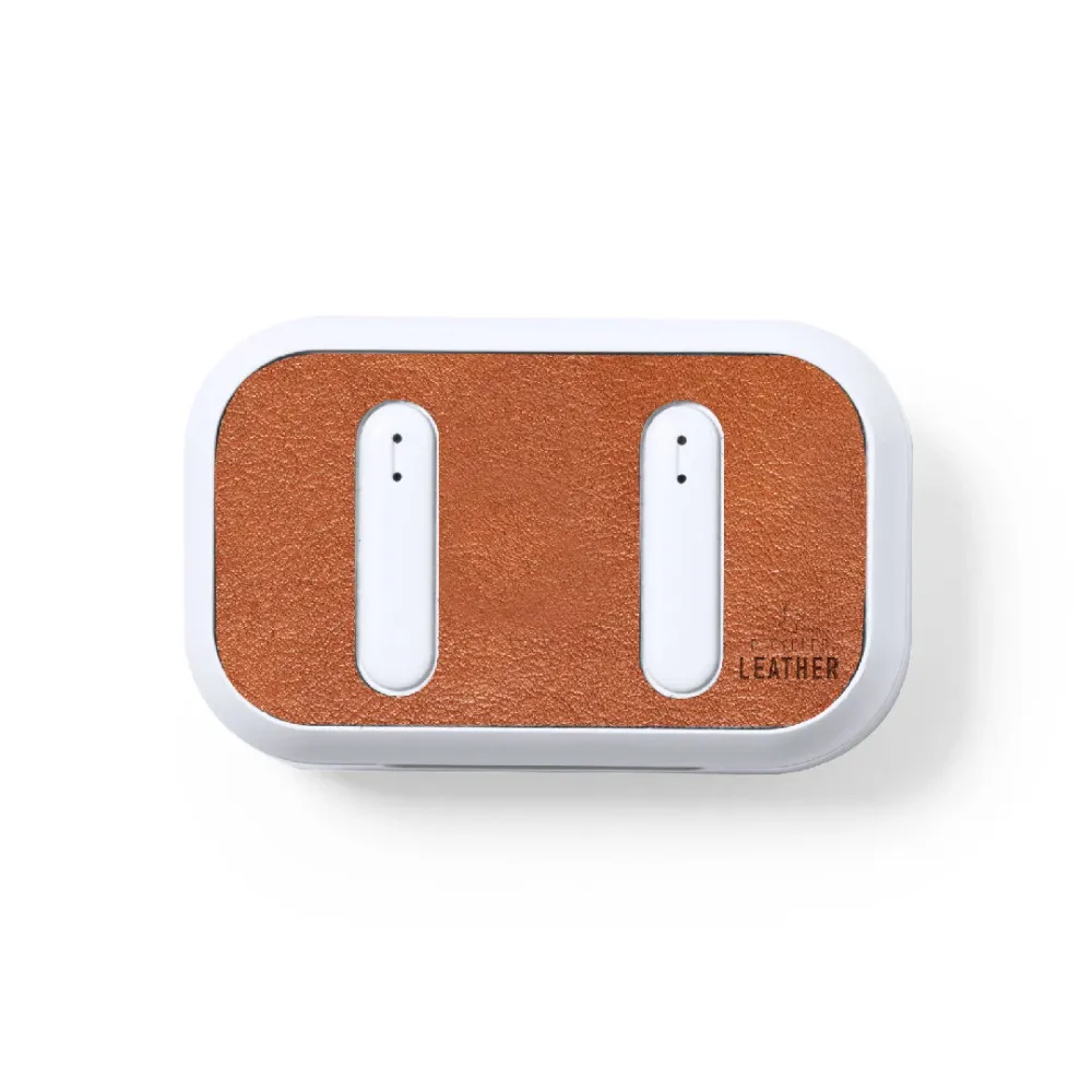 Auriculares Bluetooth Shizar RCS com Base de Couro Reciclado