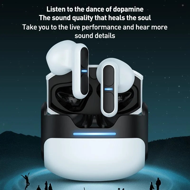 Auriculares BT Langsdom TG11 com redução de ruído (brancos)