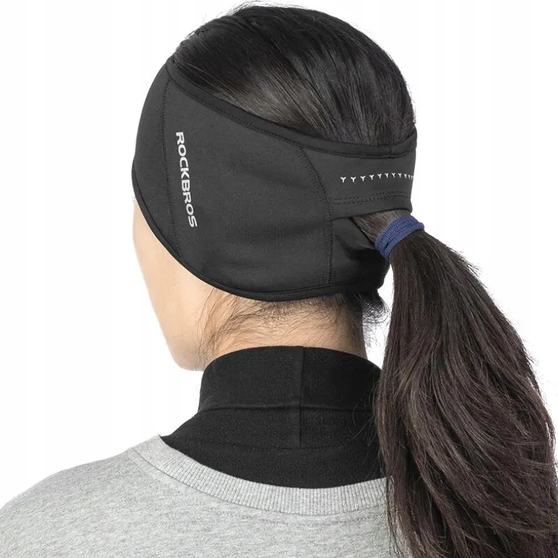 Bandeau de corrida com abertura para cabelo