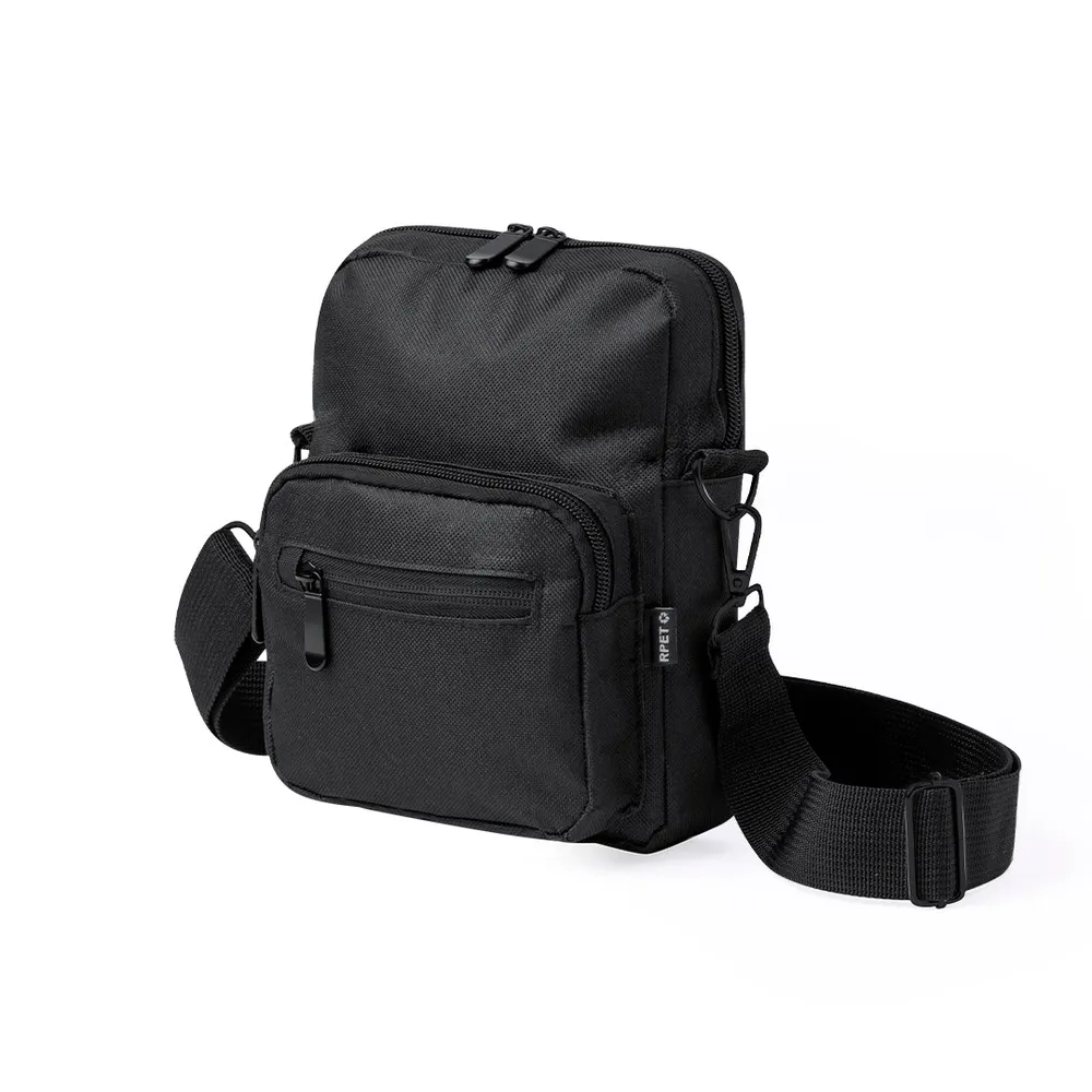Bandolera Lixia em RPET 600D com Bolsos e Ajustável
