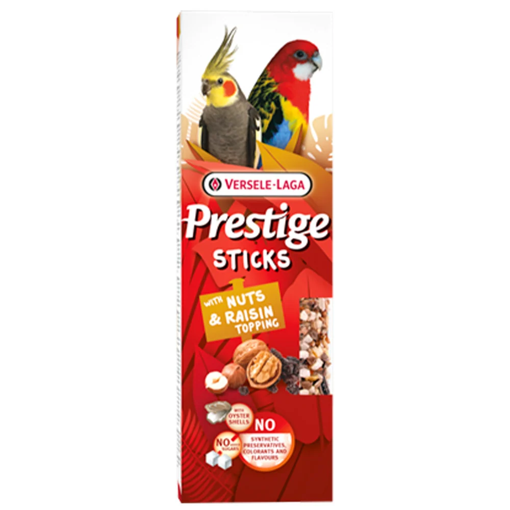 Barritas Prestige Nozes e Passas 2 Unidades