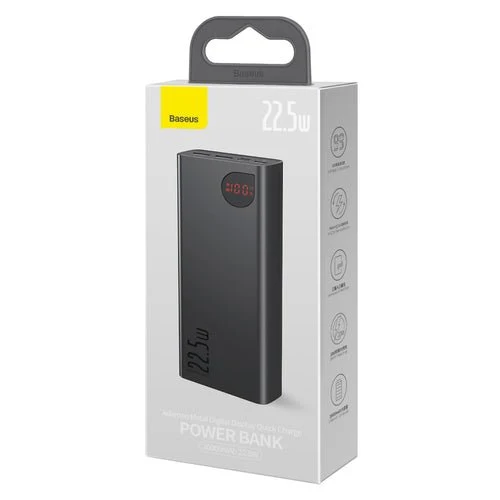 Baseus Adaman bateria externa 20000mAh 22,5W + cabo USB-/USB-C