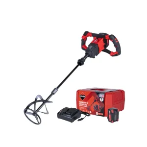 Batedeira elétrica bateria 18V Rubimix E-10 ENERGY + Bateria 5,2Ah + Carregador e Estojo