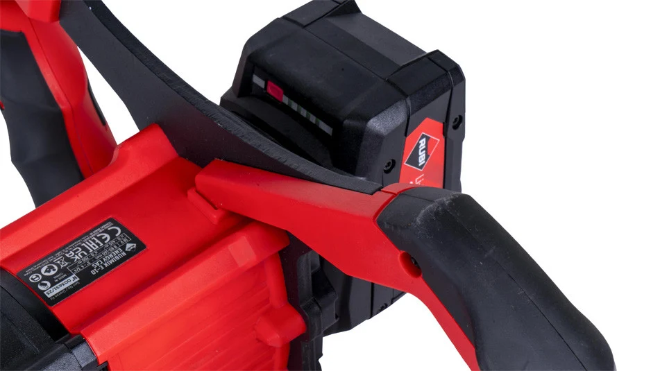 Batedeira elétrica bateria 18V Rubimix E-10 ENERGY + Bateria 5,2Ah + Carregador e Estojo