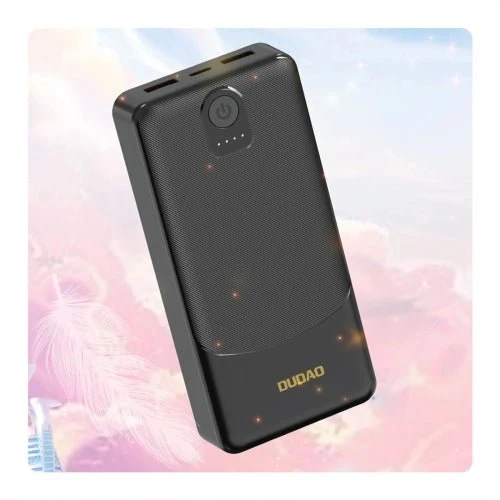 Bateria Dudao K10Pro 2,4 20 000 mAh 2 USB- - preta.