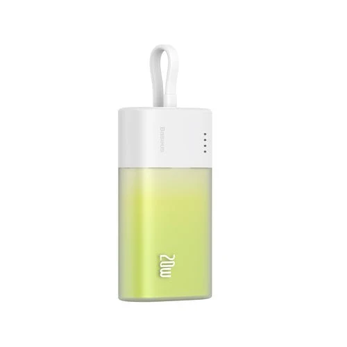 Bateria externa Baseus Popsicle 5200 mAh 20W + cabo Lightning/USB-C