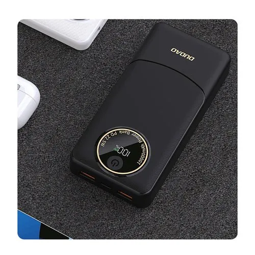 Bateria externa Dudao K12Pro 22,5W PD 20000mAh USB-/USB-C - Preta