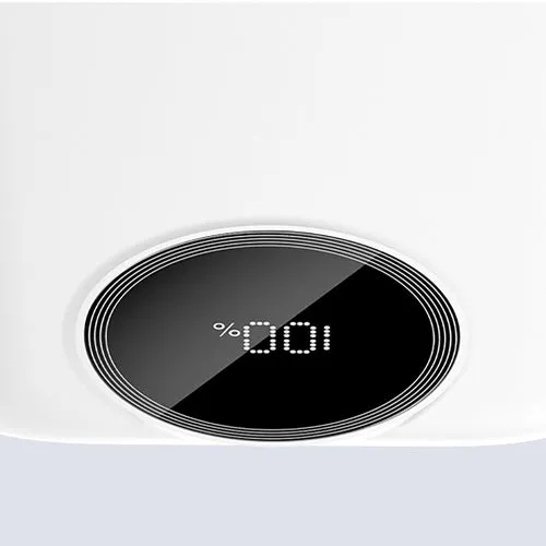 Bateria externa Dudao K13 10 000 mAh, cabo integrado - Branco