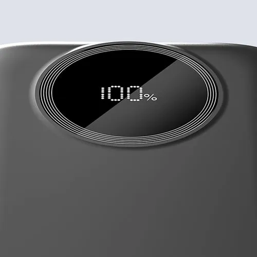 Bateria externa Dudao K13 10000 mAh com cabo integrado - Preto