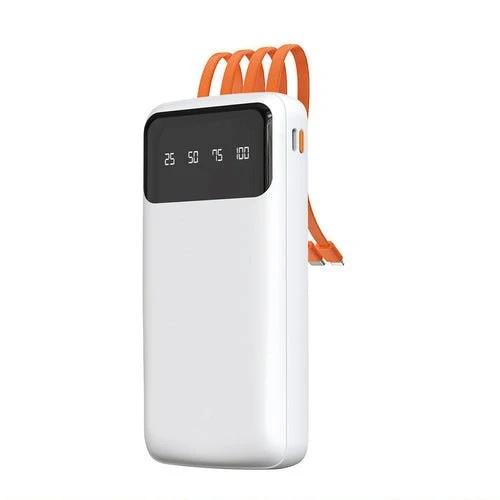 Bateria externa Dudao K6Pro 10000mAh 3-em-1, branca (K6Pro-branca)