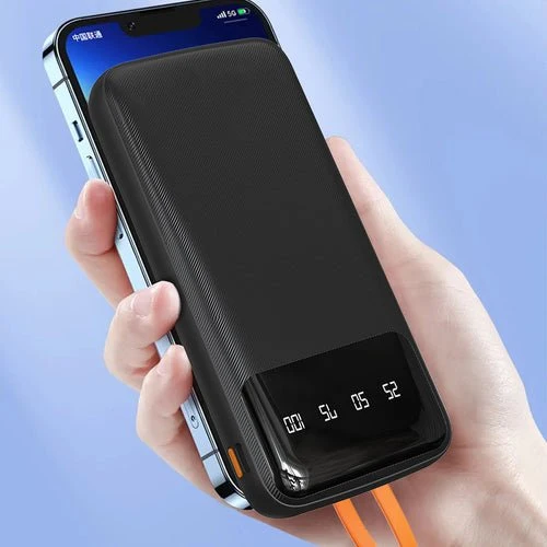 Bateria externa Dudao K6Pro 10000mAh 3-em-1, branca (K6Pro-branca)