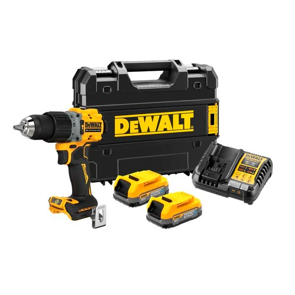 Berbequim de martelo compacto sem escovas Dewalt DCD805E2T XR 18V POWERSTARCK