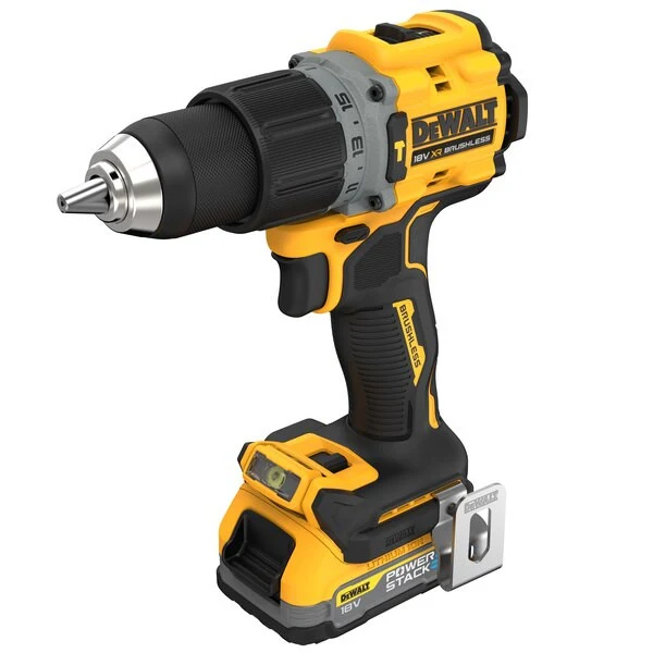 Berbequim de martelo compacto sem escovas Dewalt DCD805E2T XR 18V POWERSTARCK