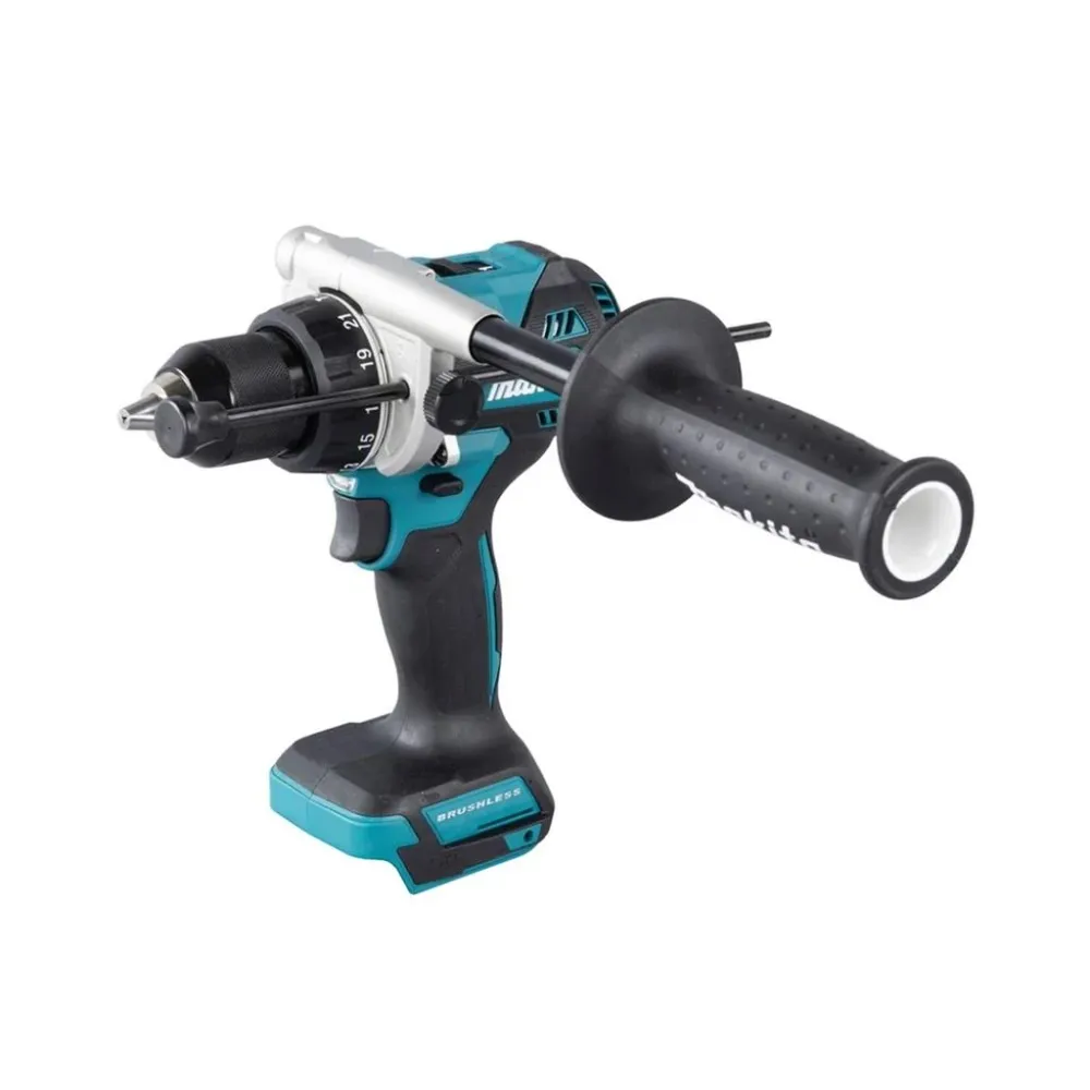 Berbequim/Aparafusador Combinado Makita DHP493RTJ 18V LXT com 2 Baterias de 5Ah + Carregador + Mala de Transporte