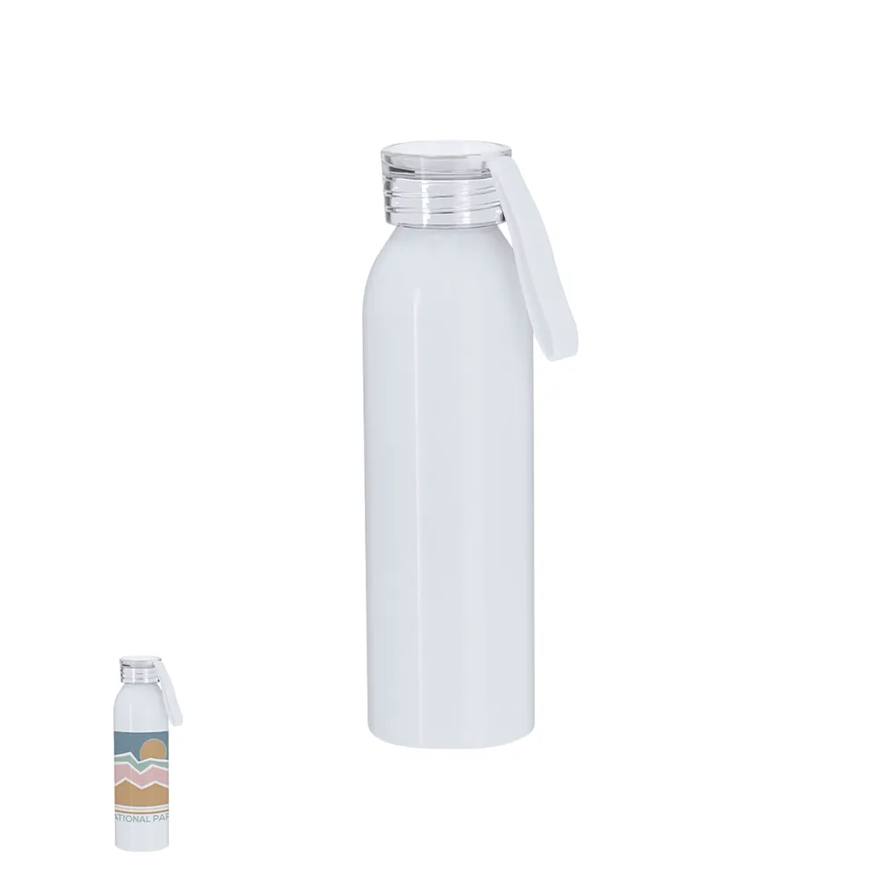 Bidão Alorin 650 ml em Alumínio Branco Sublimável
