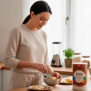 BioVeg Chocolate - Proteína Vegana de Amendoim: Nutrição Completa - 500g