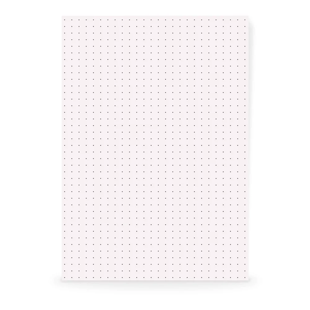 Bloco de Notas Pontilhado Minimalista Destacável 90Fls 75g A5