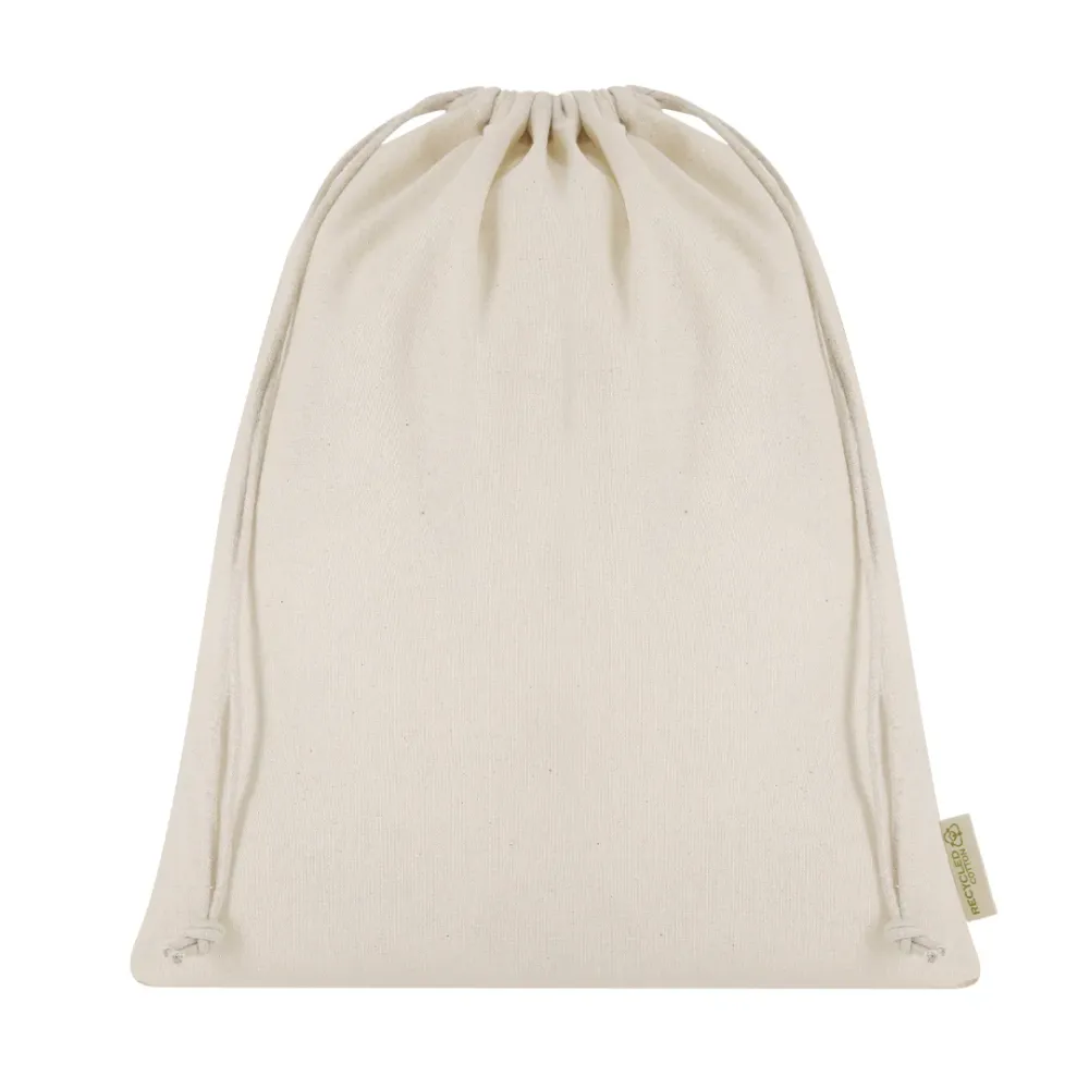 Bolsa em Algodão Reciclado com Cordões Ajustáveis