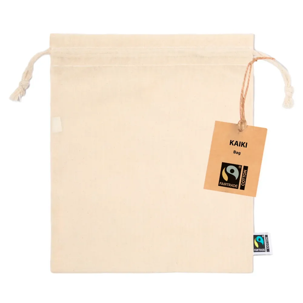 Bolsa Kaiki Fairtrade em Algodão Natural 100%