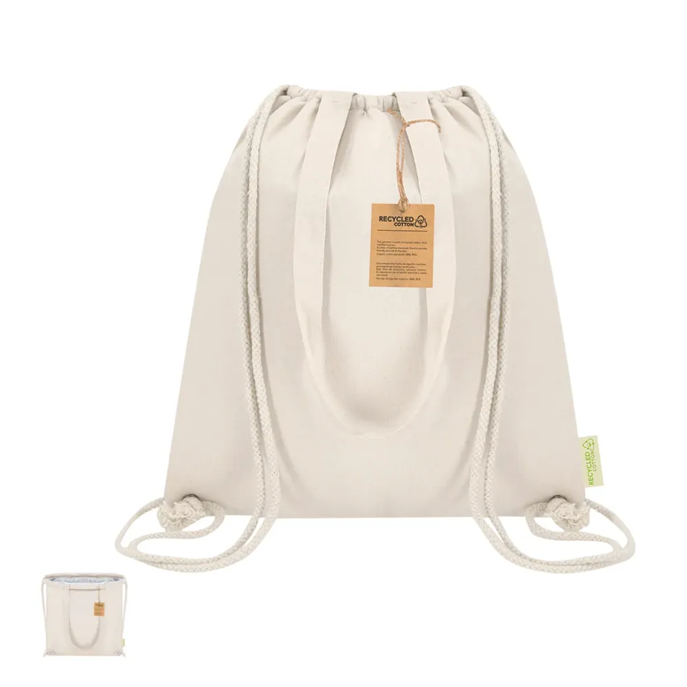 Bolsa Mochila Nevera em Algodão Reciclado