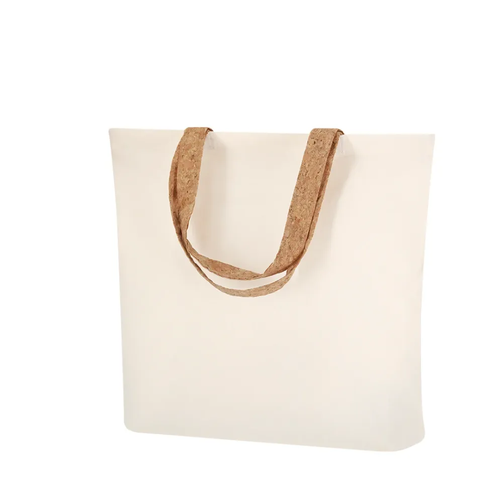 Bolsa Nature em Algodão com Alças de Cortiç Resistente
