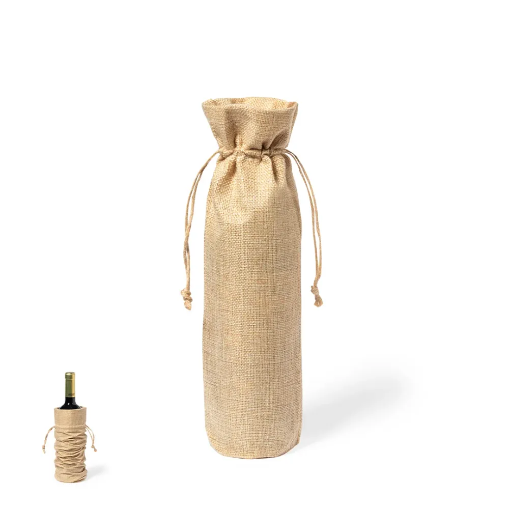 Bolsa Nature para Garrafas 750 ml com Fecho em Juta