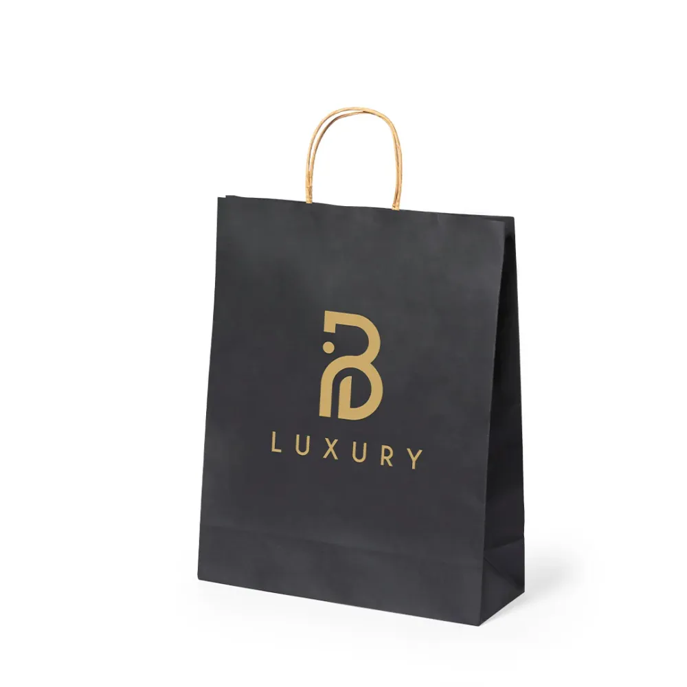 Bolsa de papel reciclado Linel resistente até 6 kg