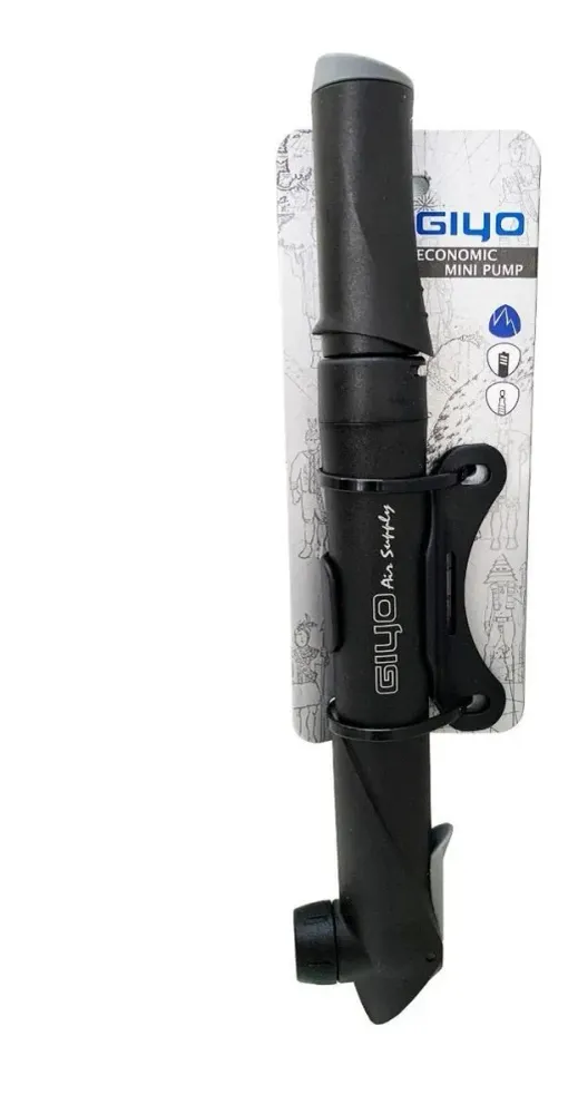 Bomba De Ar P/bicicleta Mini Pump Gp47l Giyo Schrader/presta - Cor Preto