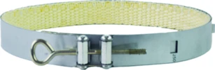 Braçadeira de tubo 250 - 300 mm com vedação para tubo de fumaç ajustável