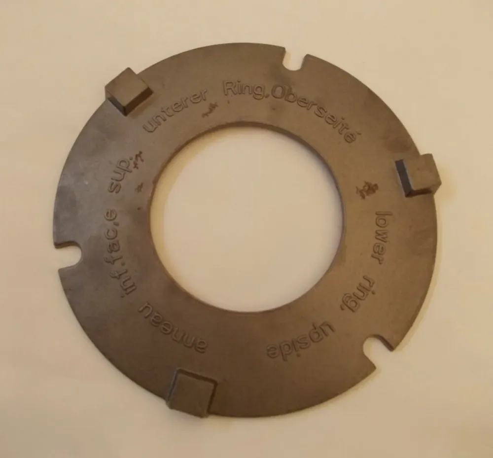 Brennerring 195/95 mm Lower Oil Oven Oil Aquecimento Insira fundição de ço