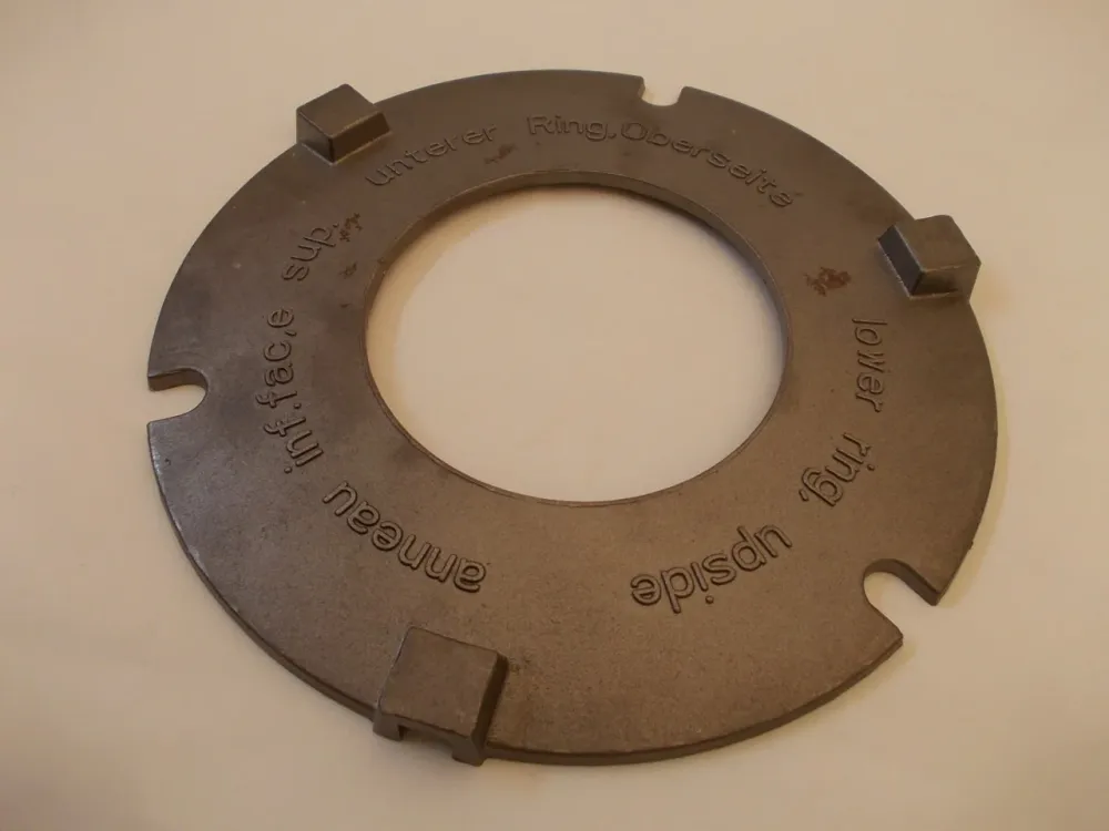 Brennerring 195/95 mm Lower Oil Oven Oil Aquecimento Insira fundição de ço