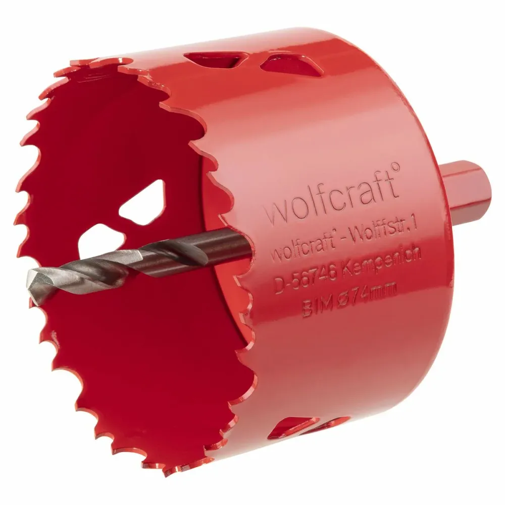 Broca de coroa/fresadora Wolfcraft