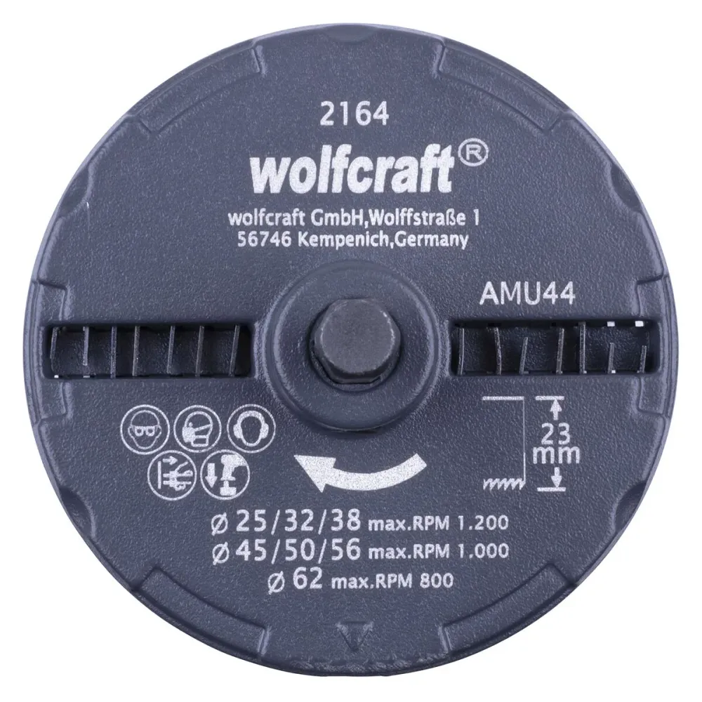 Broca de coroa/fresadora Wolfcraft
