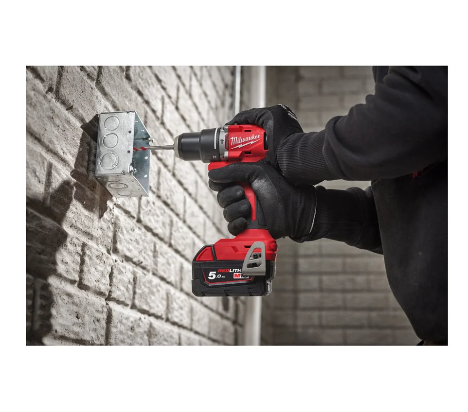 Broca de martelo sem escova compacta Milwaukee M18 BLPDRC-0