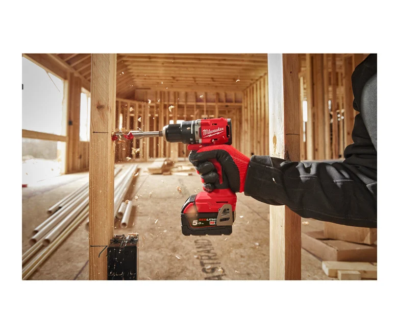 Broca de martelo sem escova compacta Milwaukee M18 BLPDRC-0