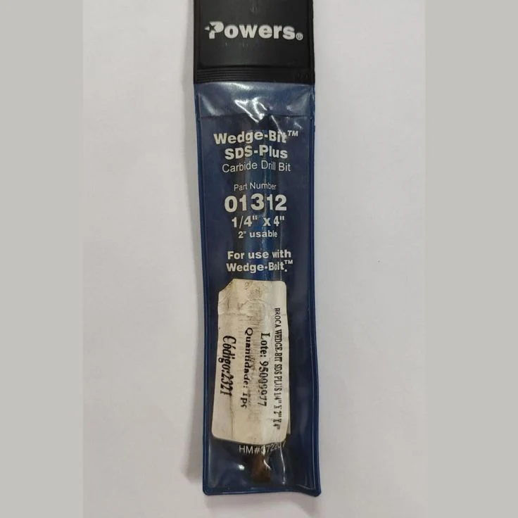 Broca Wedge-Bit SDS Plus Carboneto 1/4"x2"x4"