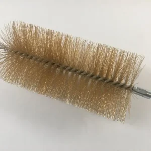 Cabeç de escova de 100 mm de tubo -escova de ço com fio externo M10